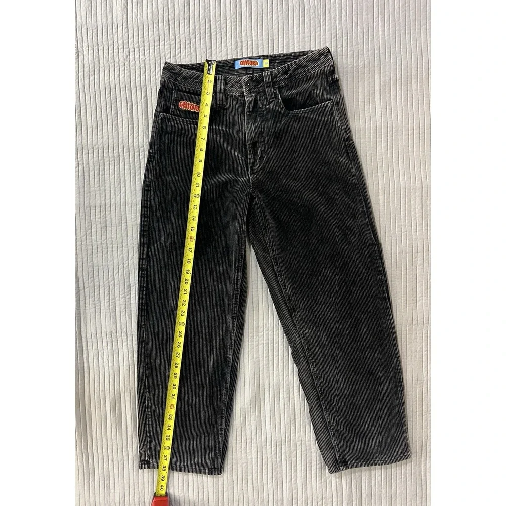 Empyre Corduroy Pants Dark Brown Baggy Y2k Skater Relaxed Pants Size 28x26 - Picture 2 of 11